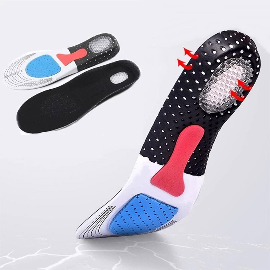 Semelles Gel Orthopédique pour amorti Les chocs et soulage Les épines calcanéennes