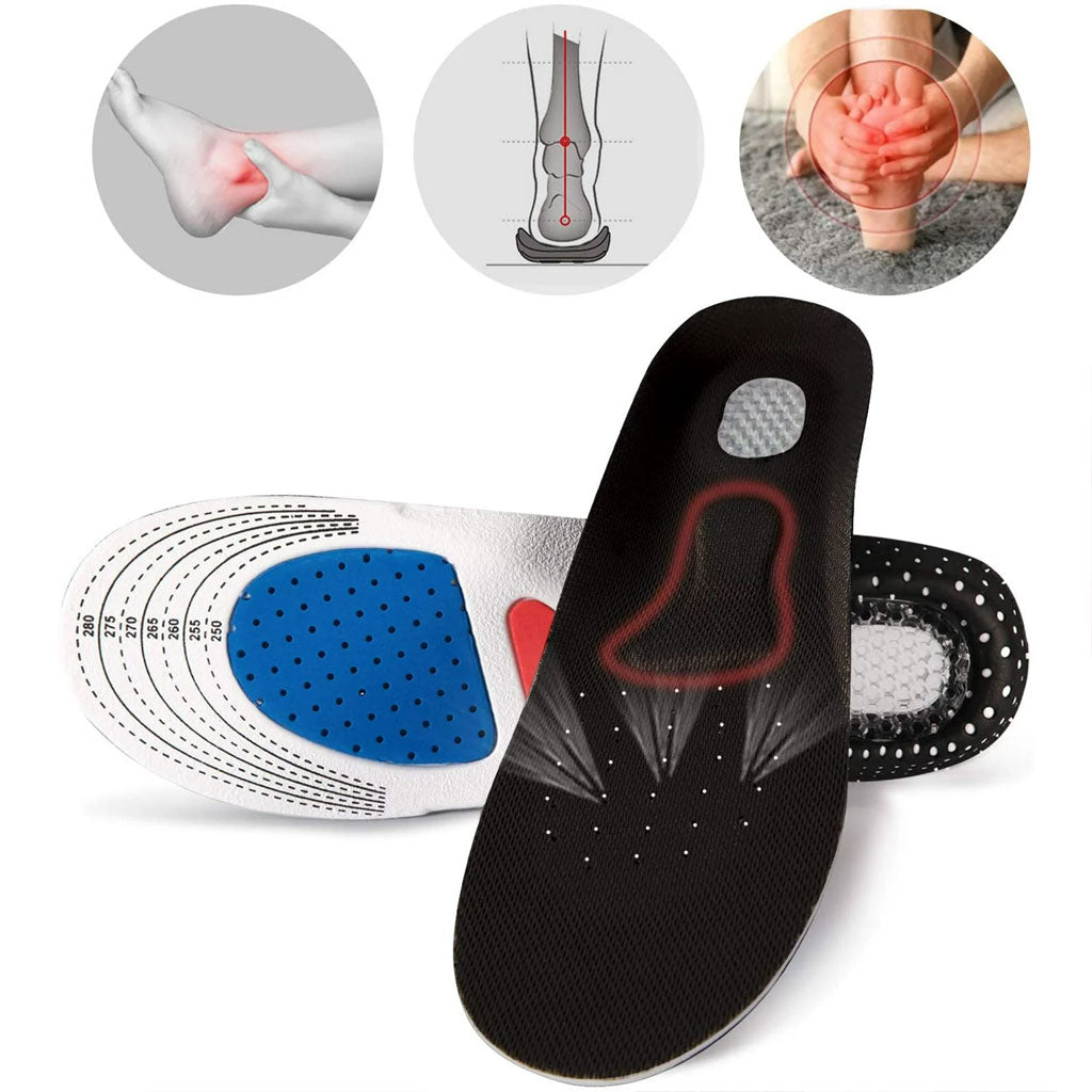 Semelles Gel Orthopédique pour amorti Les chocs et soulage Les épines calcanéennes تنزوت