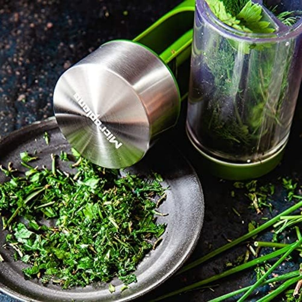 Moulin à Herbes Microplane en Acier Inoxydable 3en1 – مطحنة أعشاب