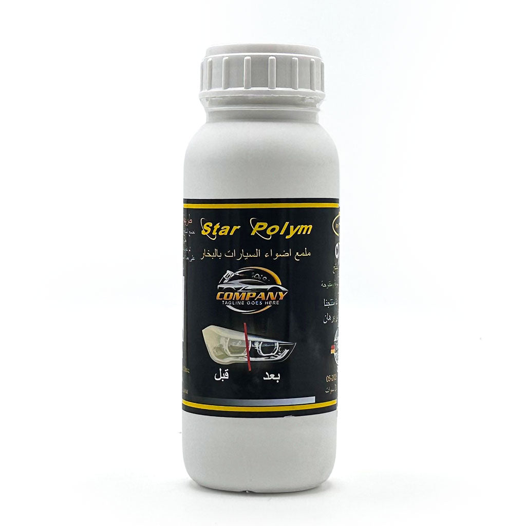 Polish Rénovateur pour Phares Nettoyage et Brillance Instantanée Capacité 1L – ملمع أضواء السيارات