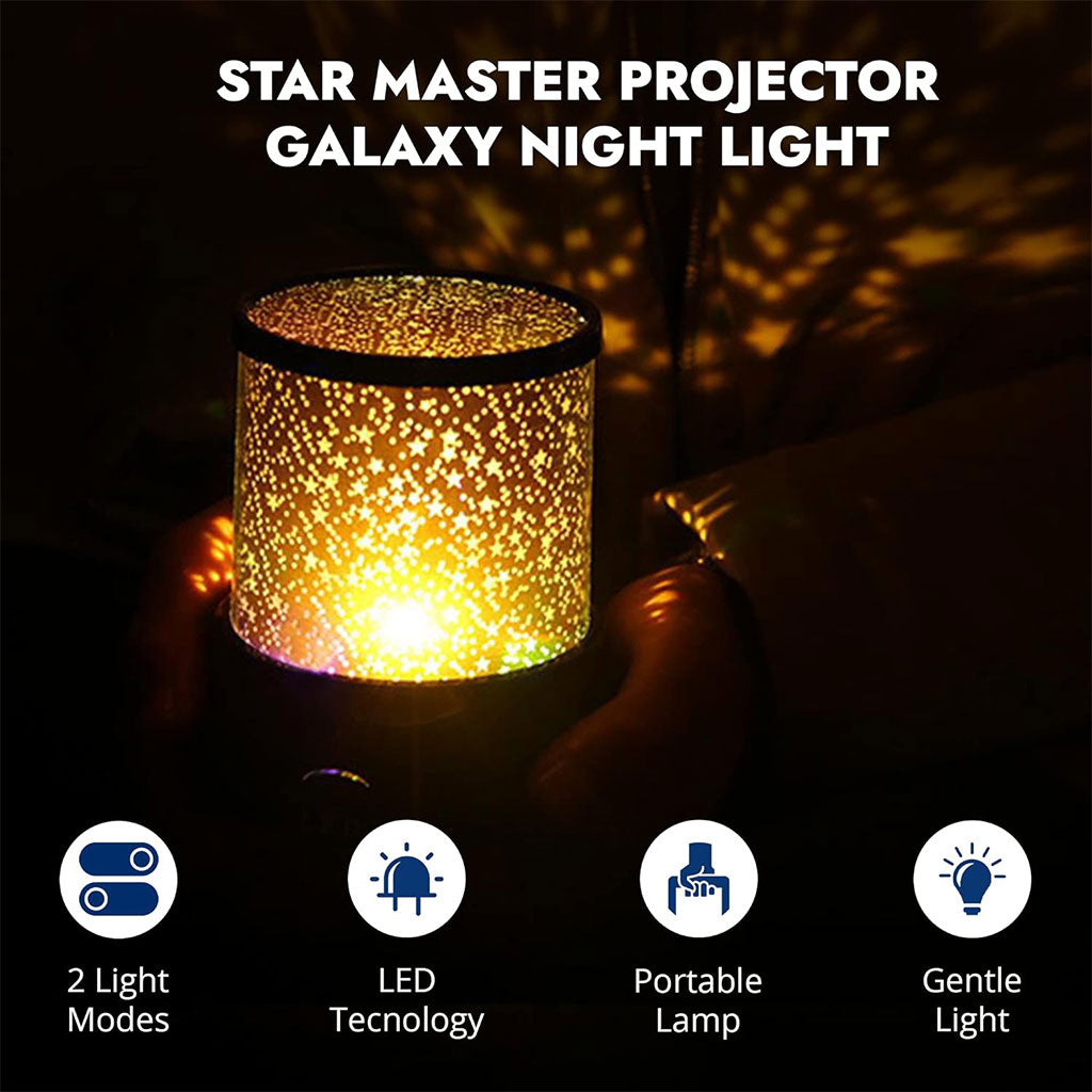 Star Master Veilleuse Galaxy et Projecteur d’étoiles – جهاز عرض النجوم