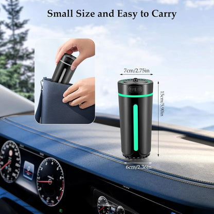 Humidificateur d'Air Ultrasonique Portable Rechargeable avec Lampe Ciel Étoilé 3en1 – مرطب جو قابل لإعادة الشحن