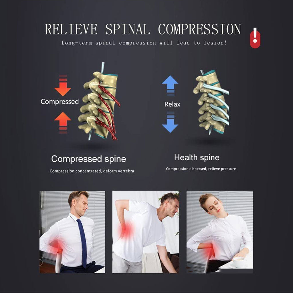 STARICARE Ceinture de décompression Gonflable avec 28 colonnes d’air et pompe- حزام شد الظهر قابل للنفخ