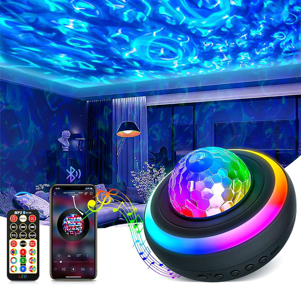 Enceinte Bluetooth et Projecteur de Galaxie 2en1 avec Effet NEBULA- مكبر صوت بلوتوث