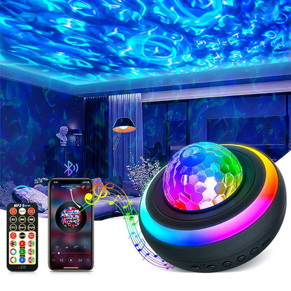 Enceinte Bluetooth et Projecteur de Galaxie 2en1 avec Effet NEBULA- مكبر صوت بلوتوث