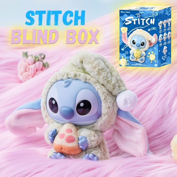 Stitch Blind Box Porte Clé Surprise avec des Couleurs Aléatoire – علبة دمية ستيتش تنزوت