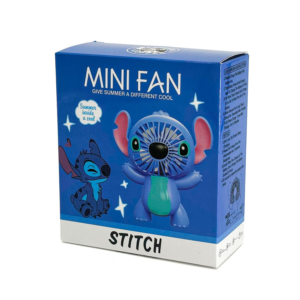 Mini Ventilateur USB Stitch – Design Mignon et Fonctionnel – مروحة محمولة