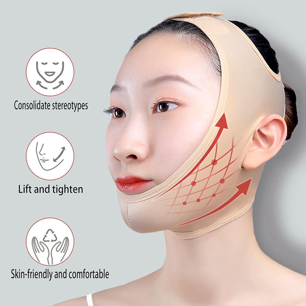 Sangle de compression pour visage Double menton تنزوت