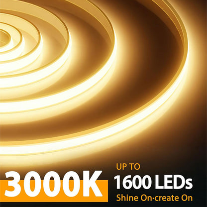 Bande LED lumineuse à détecteur de mouvement pour lit 3000K lumière chaude App Control