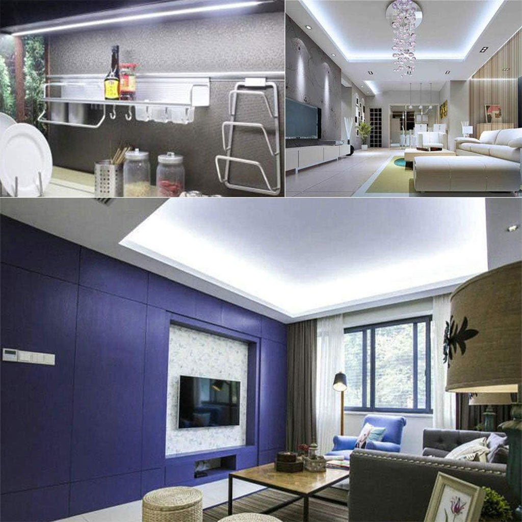 Bande LED lumineuse à détecteur de mouvement pour lit 4000K lumière blanc App Control