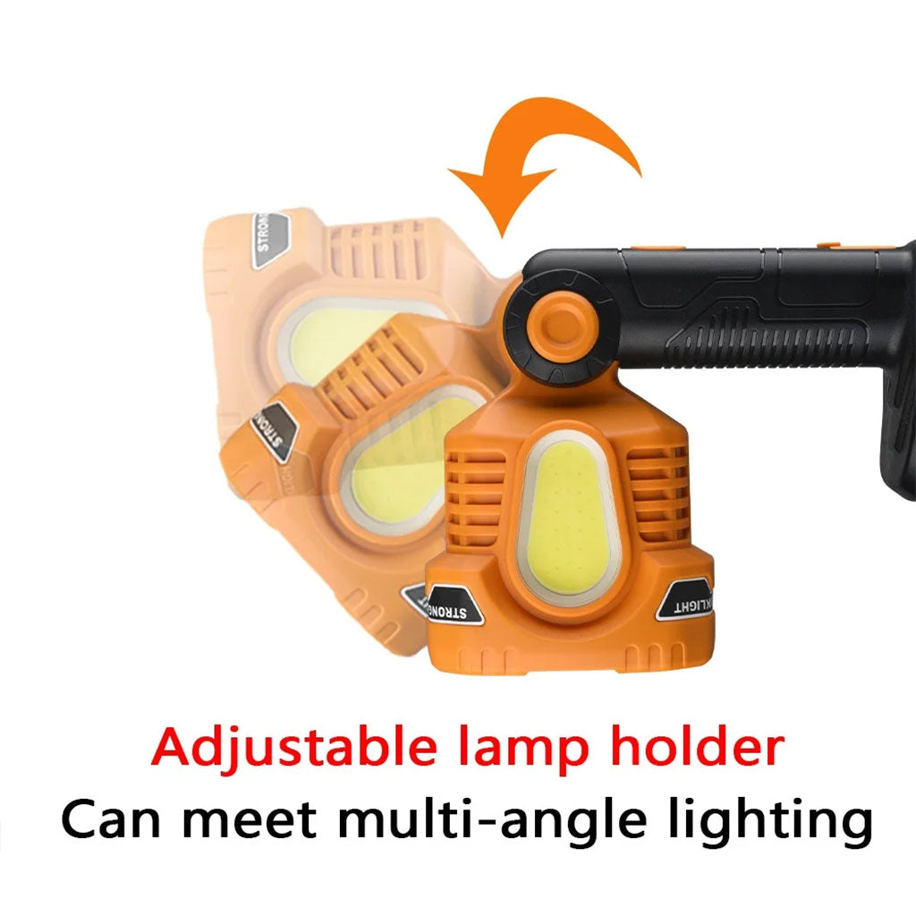 Lampe torche LED Rechargeable USB avec COB Lumière d’urgence – مصباح عالي السطوع