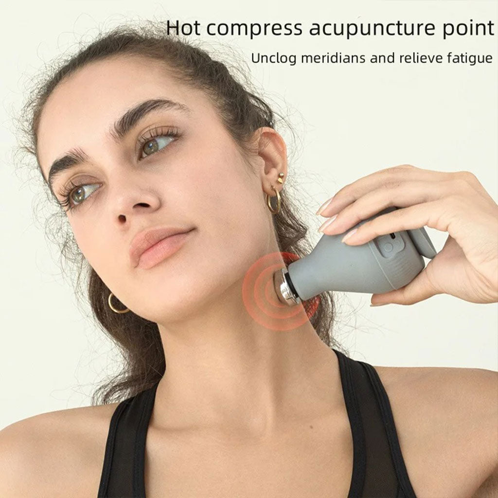 Appareil de Massage Rechargeable Portatif avec 5 Têtes Interchangeables – جهاز تدليك محمول قابل للتثبيت