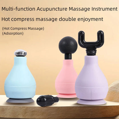 Appareil de Massage Rechargeable Portatif avec 5 Têtes Interchangeables – جهاز تدليك محمول قابل للتثبيت