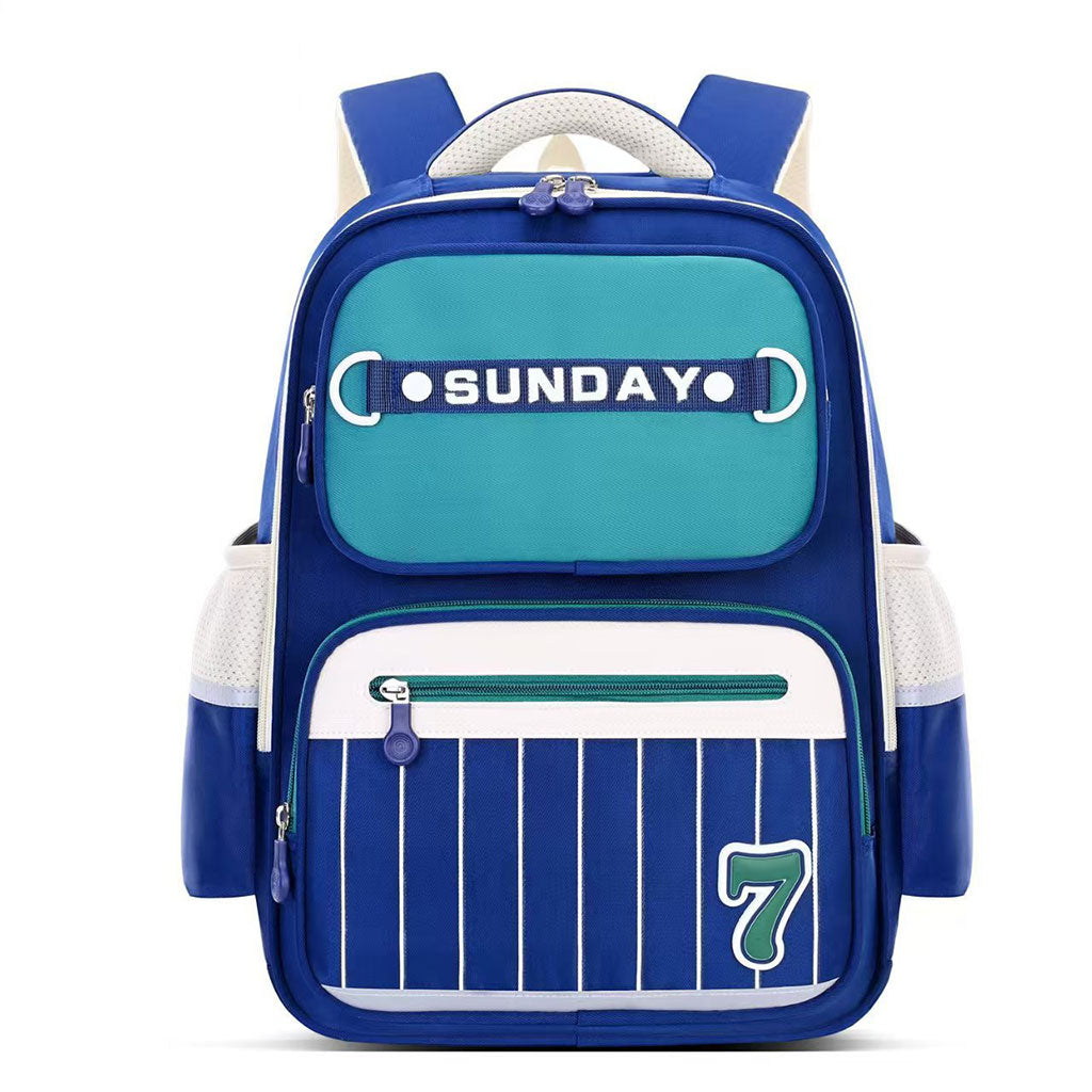Sac à Dos Scolaire pour Enfants SUNDAY Bleu – حقيبة ظهر مدرسية للأطفال أزرق تنزوت