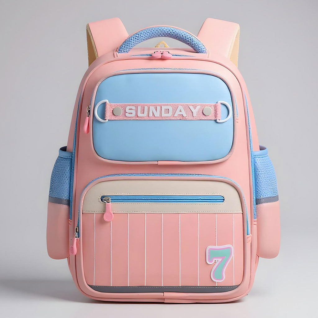 Sac à Dos Scolaire pour Enfants SUNDAY Bleu – حقيبة ظهر مدرسية للأطفال أزرق