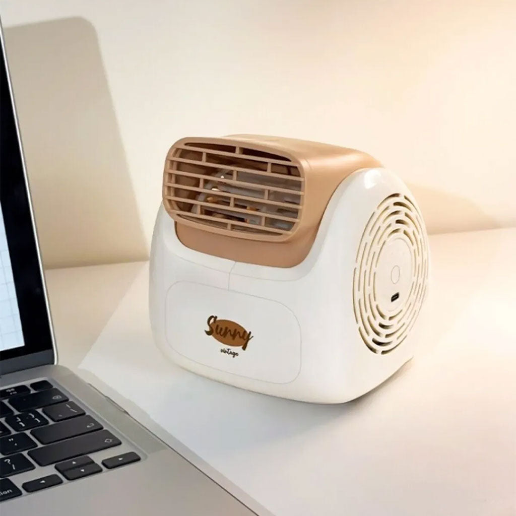 Sunny Climatiseur Portable Rechargeable Design Vintage – مبرد مكتب محمول