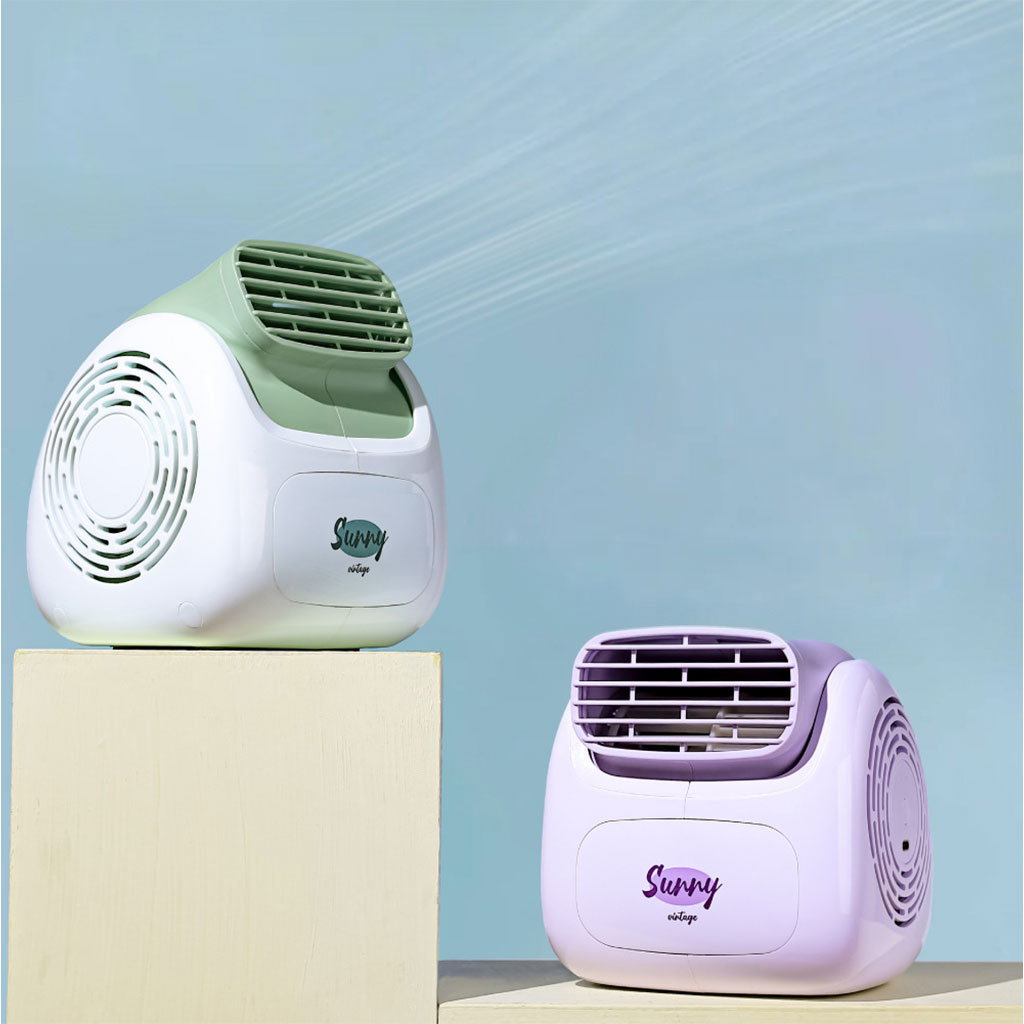 Sunny Climatiseur Portable Rechargeable Design Vintage – مبرد مكتب محمول