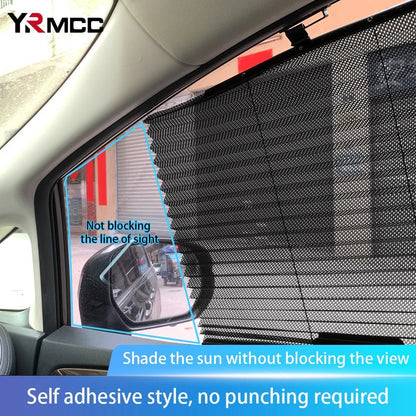 Rideau pare-soleil rétractable pour vitres de voiture – واقي الشمس في السيارة