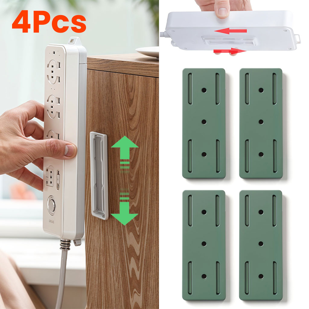 Ensemble de Support Mural sans Poinçon Auto-Adhésif 4PCS تنزوت