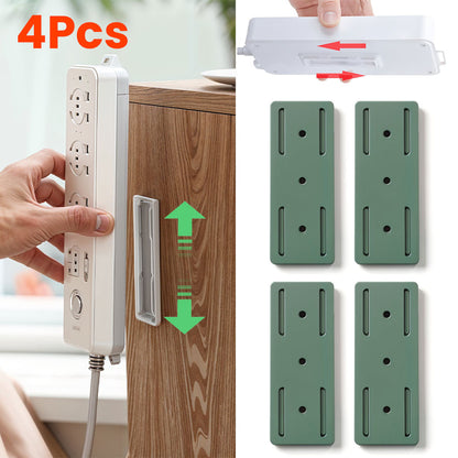 Ensemble de Support Mural sans Poinçon Auto-Adhésif 4PCS تنزوت