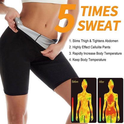 Leggings Sauna d’entraînement Taille Haute pour Femmes – شورت تعرق للنساء
