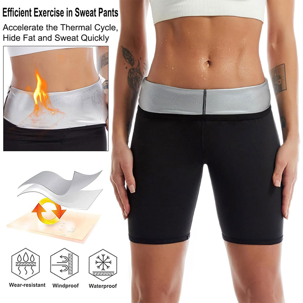 Leggings Sauna d’entraînement Taille Haute pour Femmes – شورت تعرق للنساء