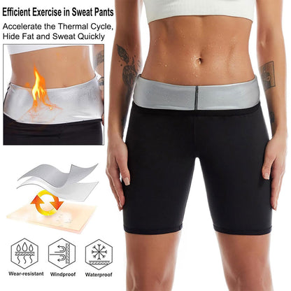 Leggings Sauna d’entraînement Taille Haute pour Femmes – شورت تعرق للنساء