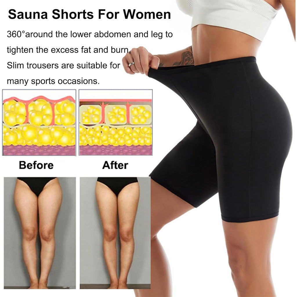 Leggings Sauna d’entraînement Taille Haute pour Femmes – شورت تعرق للنساء