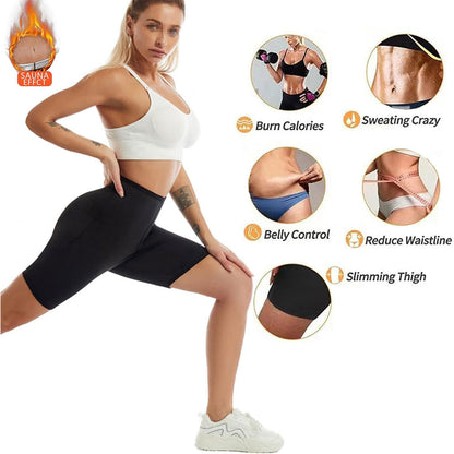 Leggings Sauna d’entraînement Taille Haute pour Femmes – شورت تعرق للنساء