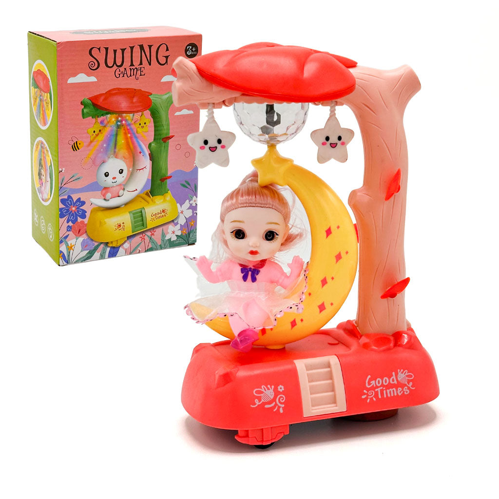 Poupée Musicale Balançante avec Lune Rotative تنزوت