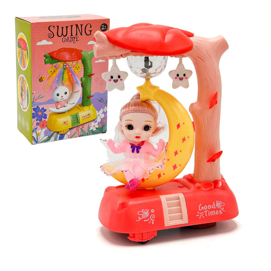 Poupée Musicale Balançante avec Lune Rotative تنزوت