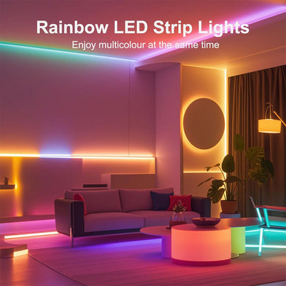 Bande lumineuse néon RGB 3M Flexible et étanche avec télécommande APP Control