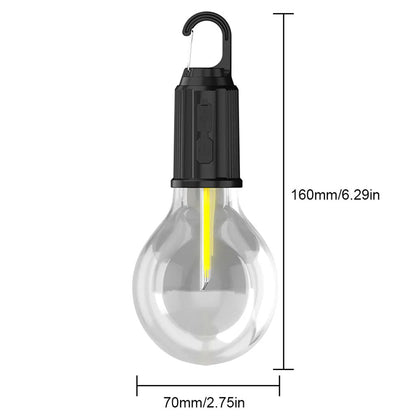 Pack X2 Lampe de Camping Solaire étanche et Rechargeable 3 modes d’éclairage T01-B – مصباح محمول بالطاقة الشمسية
