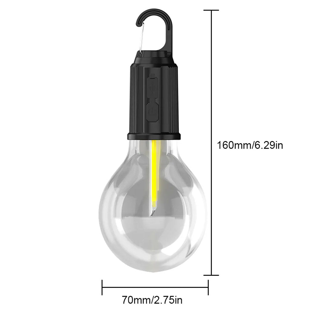 Lampe de Camping Solaire étanche et Rechargeable 3 modes d’éclairage T01-B – مصباح محمول بالطاقة الشمسية