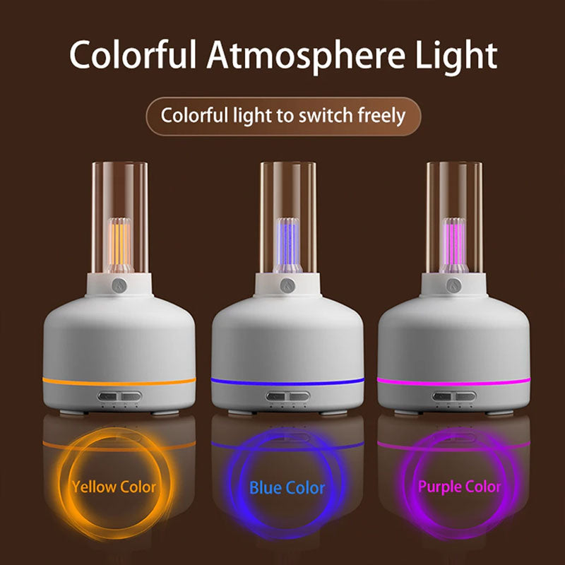 Humidificateur de style vintage avec aromathérapie et veilleuse USB T31 – معطر جو