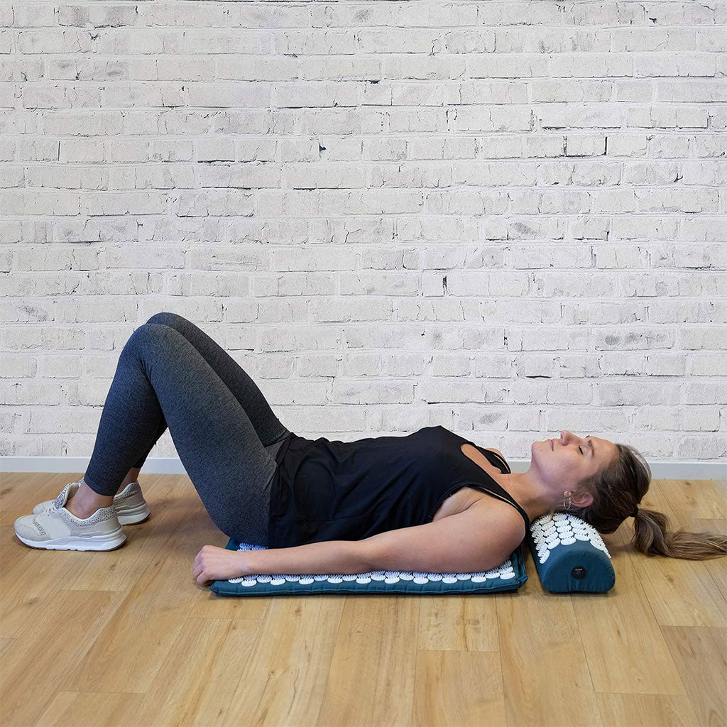 Coussin et Tapis Massage en Polymère d’acupression avec Sac de Rangement – بساط تدليك مع وسادة وحقيبة متنقلة