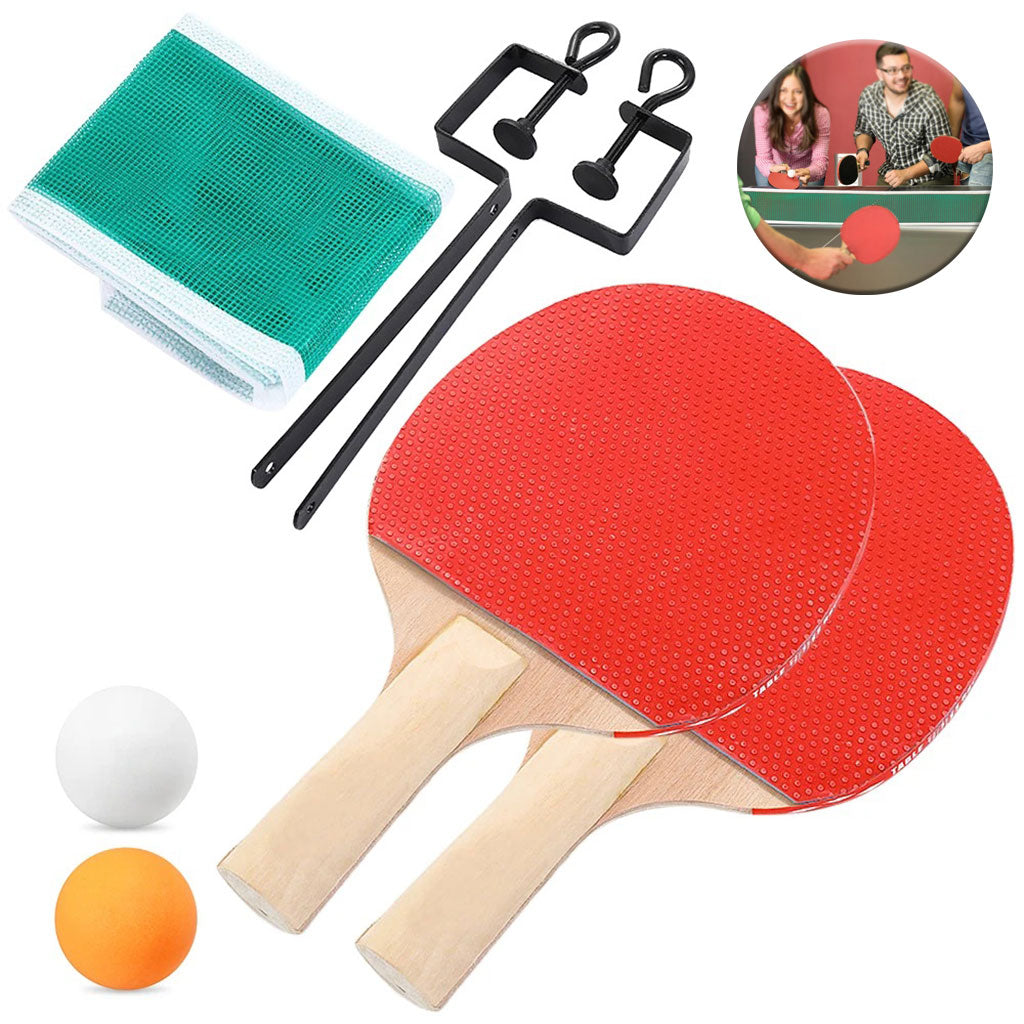 Ensembles Raquettes de tennis de table pingpong avec 2 Balles تنزوت