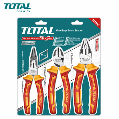 TOTAL 3PCS PINCES ISOLÉES 1000V (THT2K0302) تنزوت