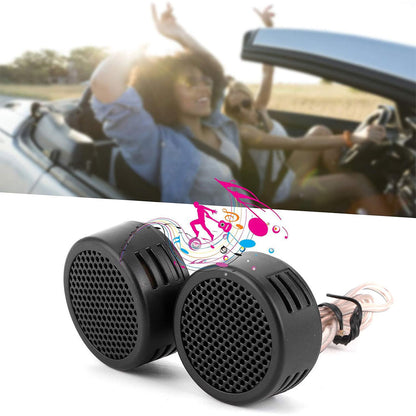 Haut-parleur tweeter noir pour voiture 12 V 500 W