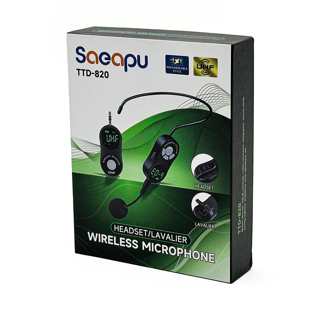 Microphone Lavalier Sans Fil Rechargeable TTD-820 – ميكروفون لاسلكي قابل للشحن