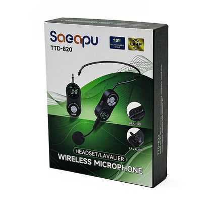 Microphone Lavalier Sans Fil Rechargeable TTD-820 – ميكروفون لاسلكي قابل للشحن