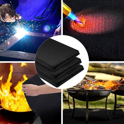 Couverture de soudage 5Pcs tapis de protection ignifuges résistants à la chaleur