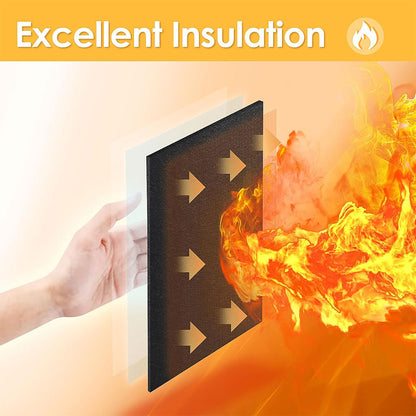 Couverture de soudage 5Pcs tapis de protection ignifuges résistants à la chaleur