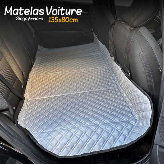 Matelas de Voiture Pliable avec Sangles Solides pour Siege Arrière - تنزوت