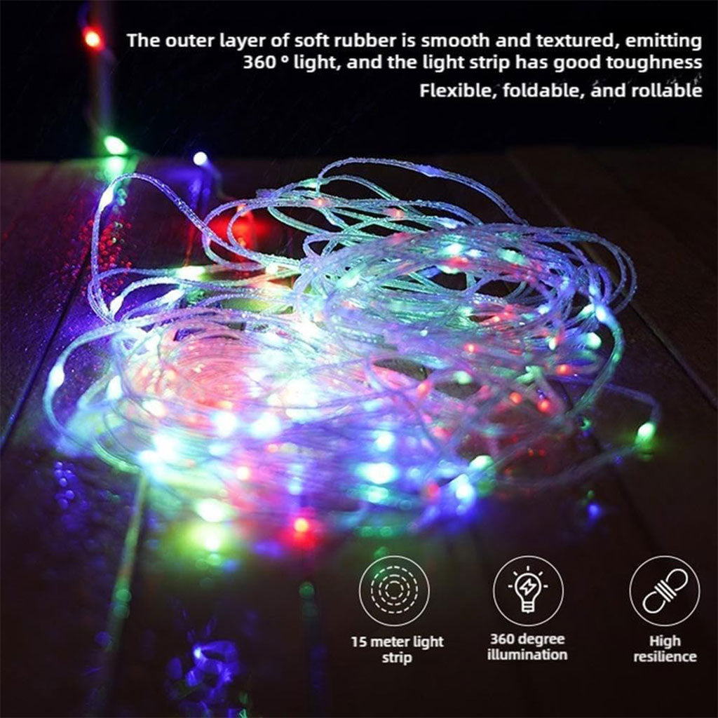 Guirlande lumineuse LED en forme de tente portable rechargeable pour camping – مصباح تخييم على شكل خيمة