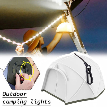 Guirlande lumineuse LED en forme de tente portable rechargeable pour camping – مصباح تخييم على شكل خيمة