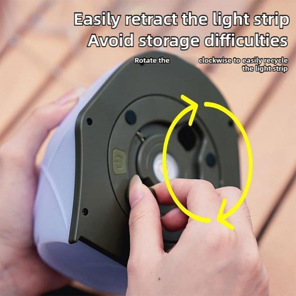 Guirlande lumineuse LED en forme de tente portable rechargeable pour camping – مصباح تخييم على شكل خيمة