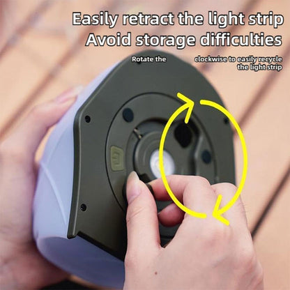 Guirlande lumineuse LED en forme de tente portable rechargeable pour camping – مصباح تخييم على شكل خيمة