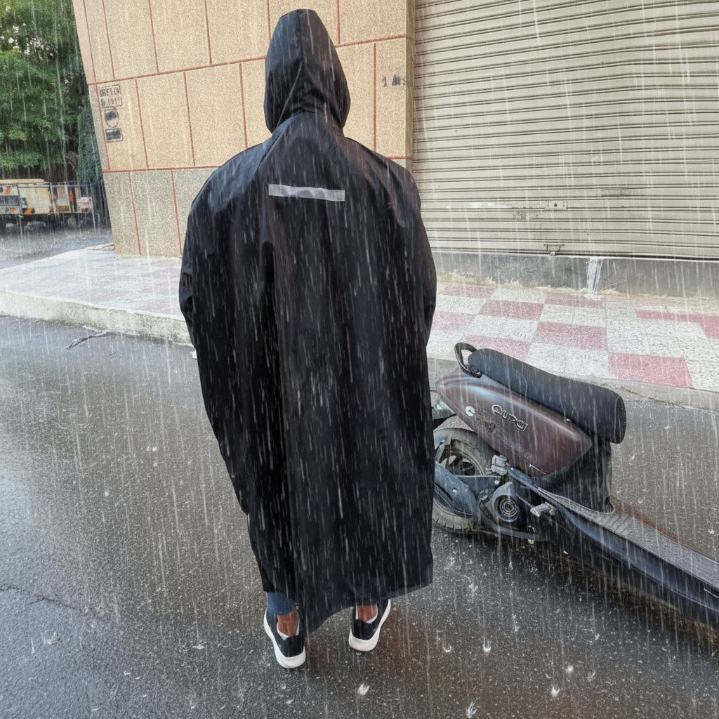 Combinaison de Protection Moto Imperméable V2 – معطف واقي من المطر لسائقي الدراجات