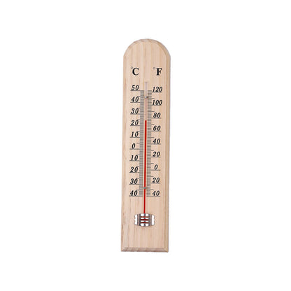 thermomètre en bois pour intérieur ou extérieur 25cm